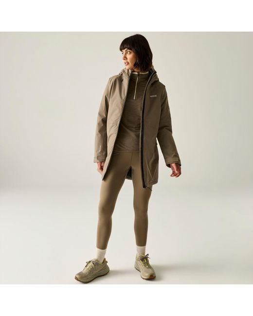 Regatta Green Mabrie Waterproof Jacket