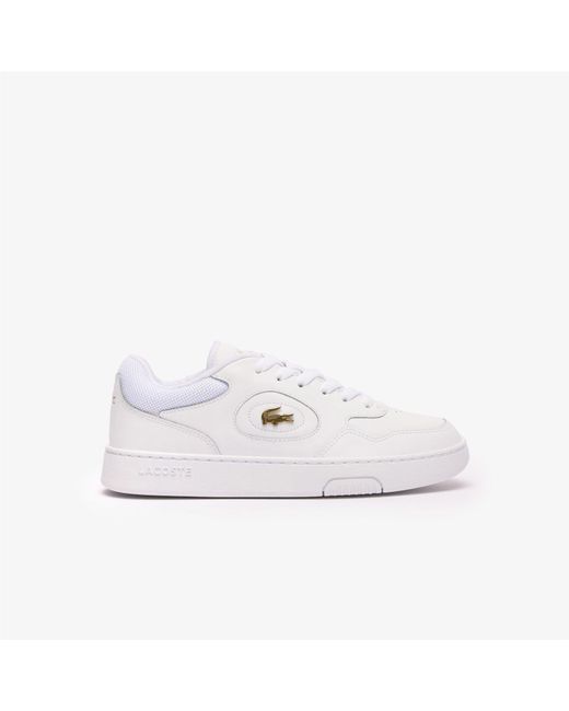 Lacoste White Lineset Trainers