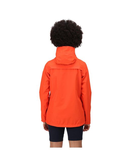 Regatta Red Bayarma Breathable Long Sleeve Waterproof Jacket
