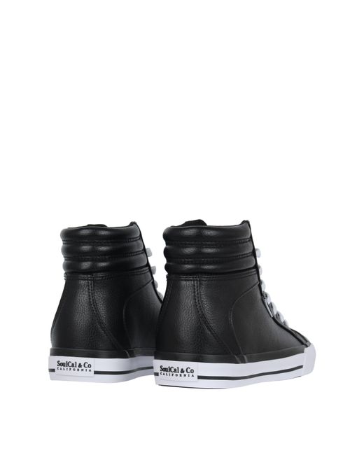 SoulCal & Co California Black Asti Ladies Hi Tops Trainers