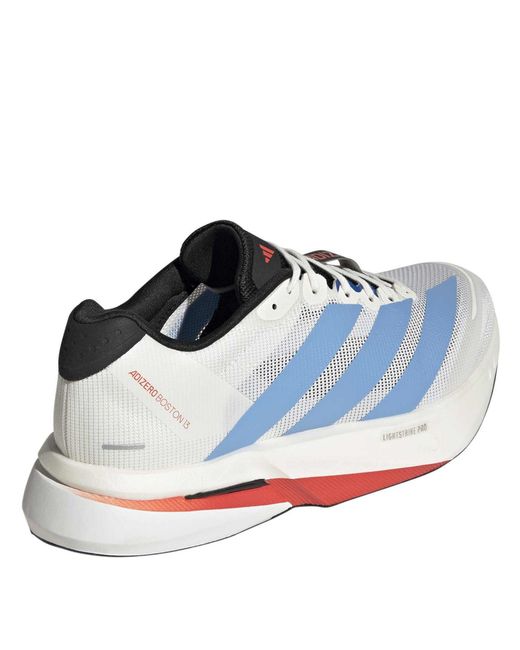 Adidas Blue Adizero Boston 13 Road Running Shoes for men
