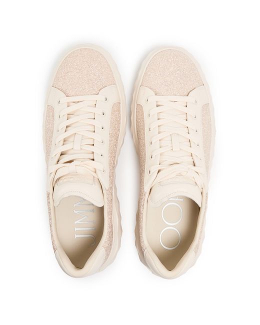 Jimmy Choo Pink Diamond Light Maxi Trainers