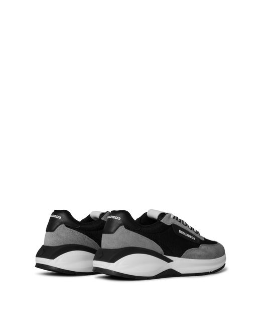 DSquared² Black Suede Dash Sneakers for men