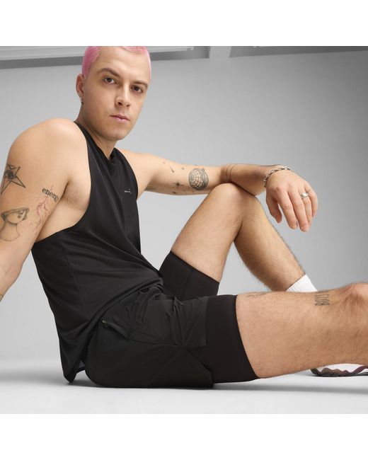 PUMA Black Mmq Sport Running Shorts Short for men