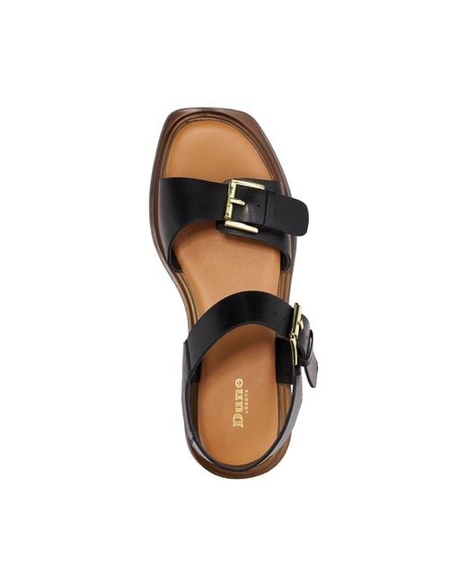 Dune Black Lowdown Sandal
