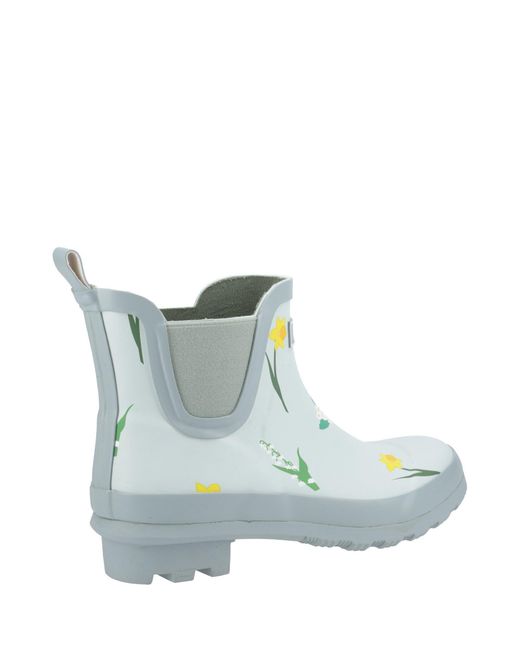 Cotswold Blue Wildflower Ankle Wellingtons