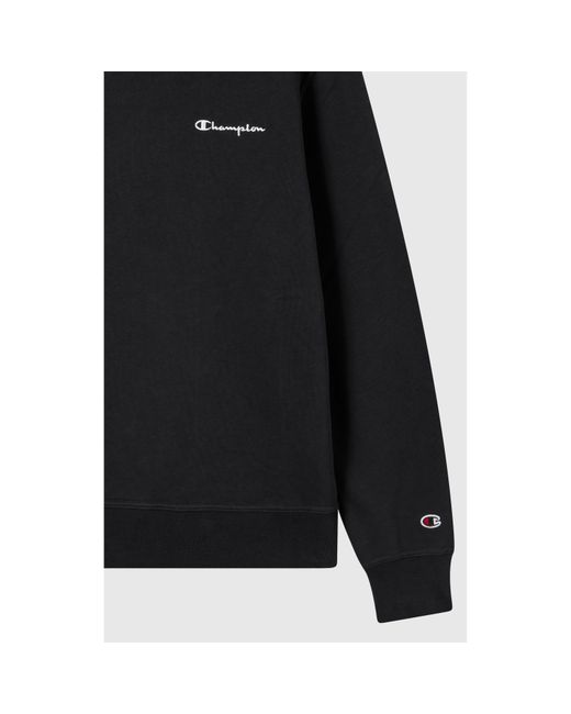 Champion Black Icons Fleece Crewneck Sweatshirt for men