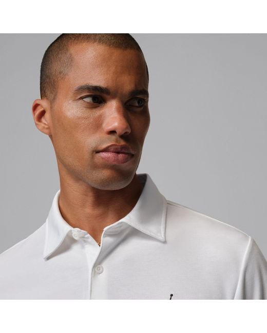 Nike White Jordan Golf Polo Sn71 for men