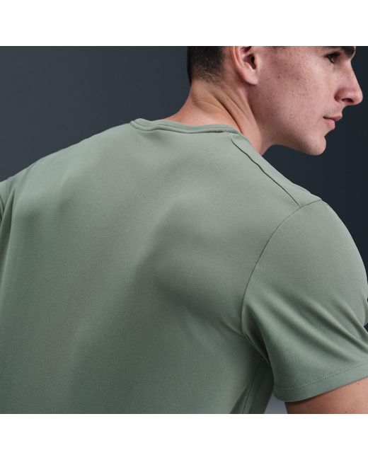 Nike Green Miler Running Top for men