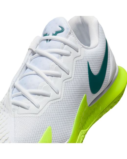 Nike Green Court Zoom Vapor Cage 4 Rafa Hard Court Tennis Shoes for men
