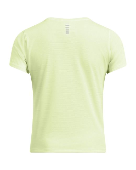 Under Armour Yellow Streaker Ss Running Top