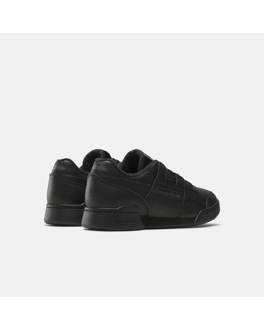 Reebok Black Workout Plus Low-Top Trainers for men