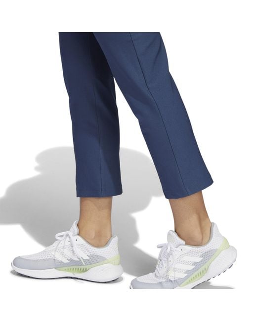 Adidas Blue Pull On Ankle Pants