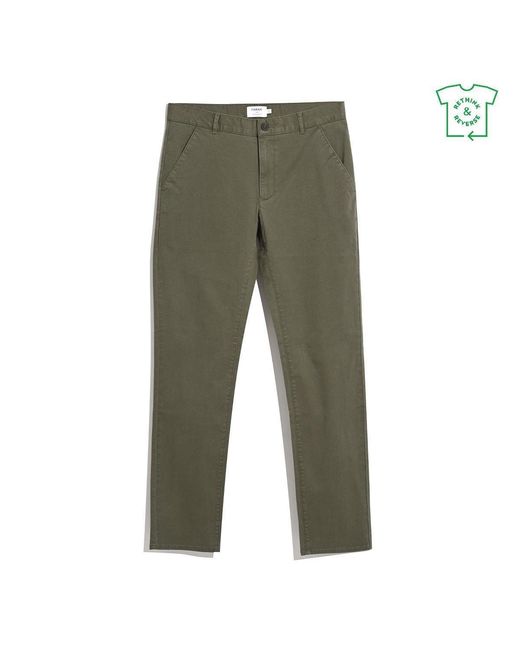 Farah Green Elm Slim Chinos for men