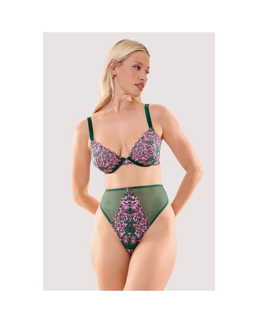 Playful Promises Multicolor Ada Blossom High Waist Thong