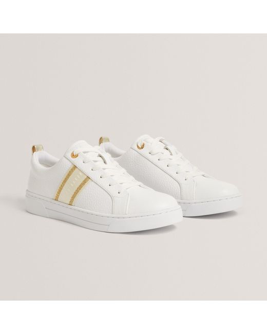 Ted Baker White Low-Top Trainers