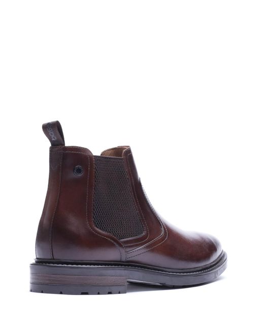 Base London Purple Smith Chelsea Boot for men