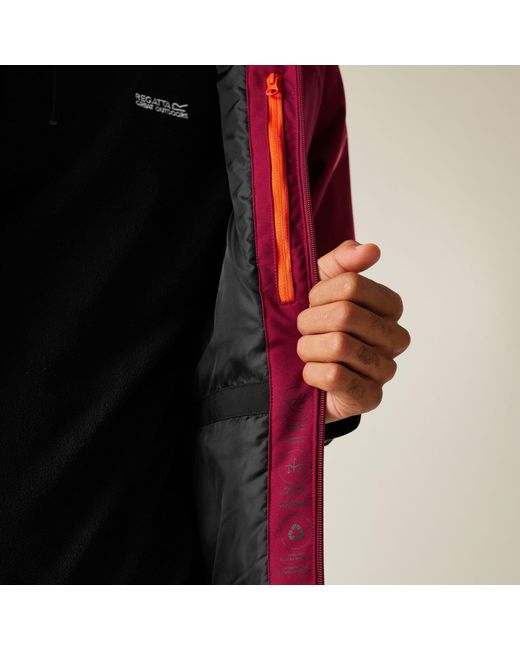 Regatta Red Highton Stretch Isotex Thermoguard Insulated Waterproof Jacket for men