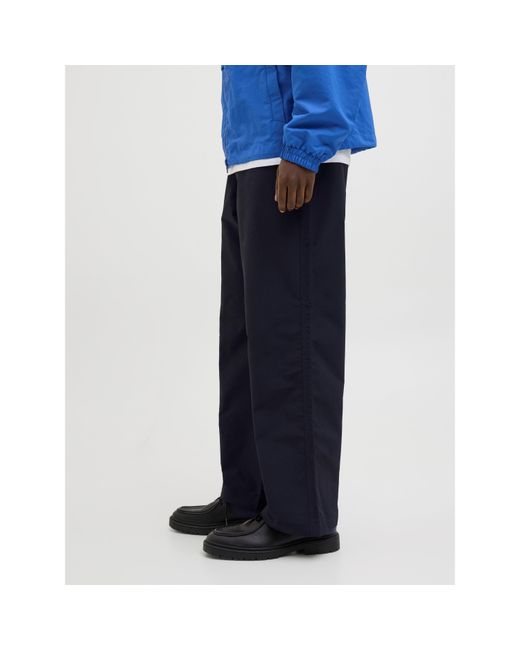 Jack & Jones Blue Owen Chino Trousers for men