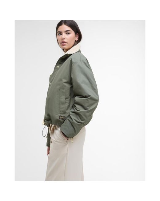 Barbour Green Luanda 3-In-1 Showerproof Long Sleeve Rain Anorak