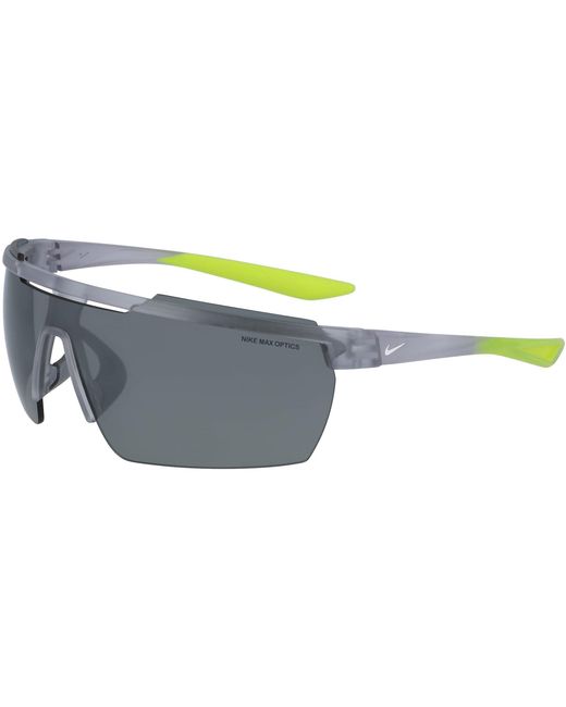 Nike Gray Windshield Elite Wrap Sunglasses