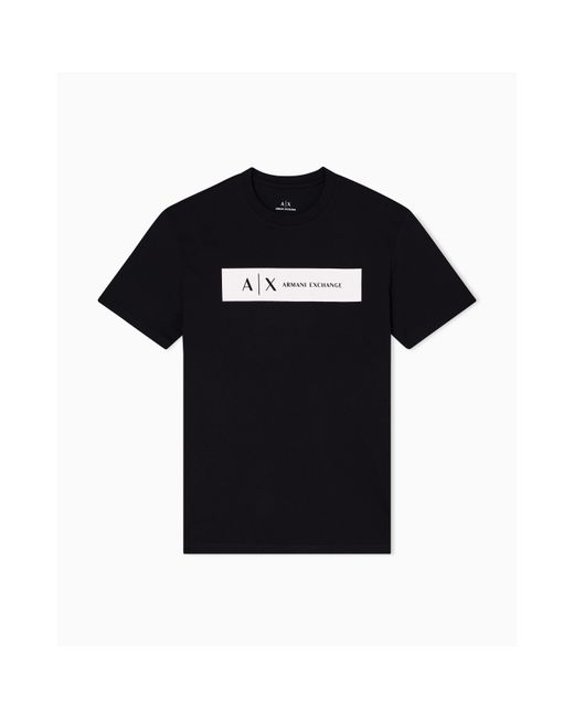 ARMANI EXCHANGE Black T-Shirt for men