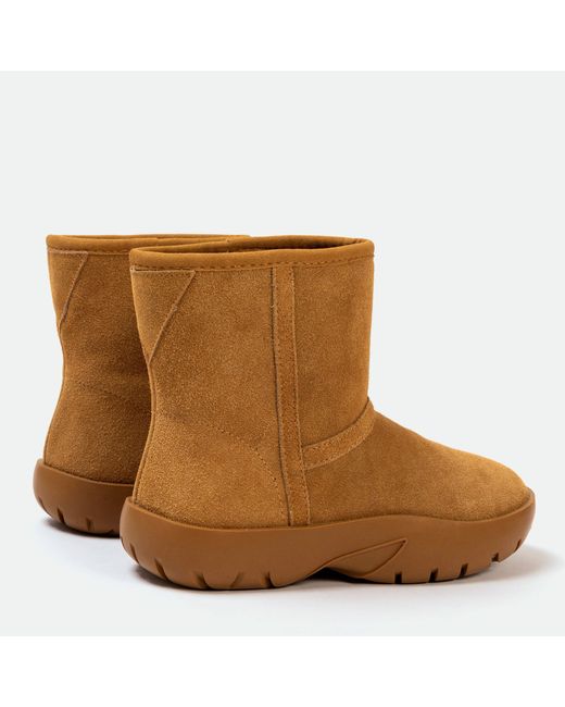 Golddigga Brown Snug Classic Slip On Ankle Boots