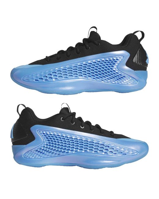 Adidas Blue Anthony Edwards 1 Low Basketball Trainers for men