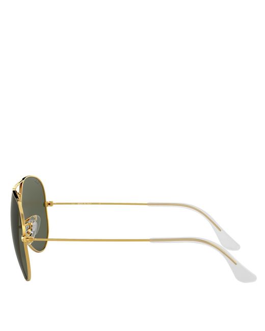 Ray-Ban Green Large Aviator Sunglasses