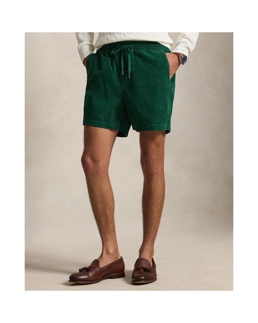 Polo Ralph Lauren Green Prepster Corduroy Shorts for men