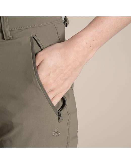Craghoppers Green Nosilife Pro Convertible Iii Lightweight Trousers
