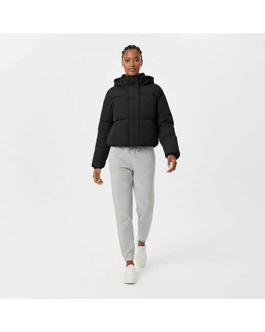 Jack Wills Blue Ritcher Water Resistant Wind Resistant Hooded Short Puffer Jacket