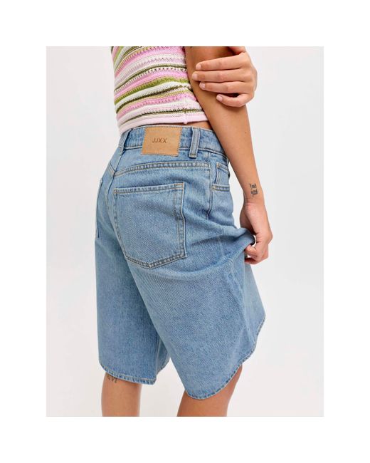 JJXX Blue Long Denim Shorts