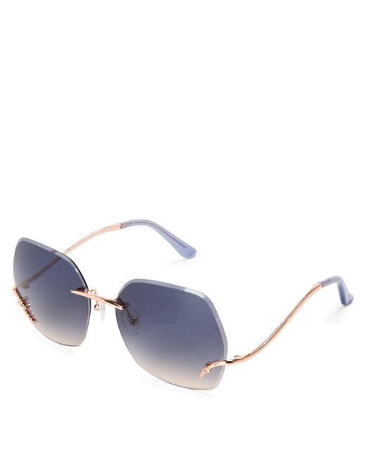 Guess Blue Oversized Sunglasses