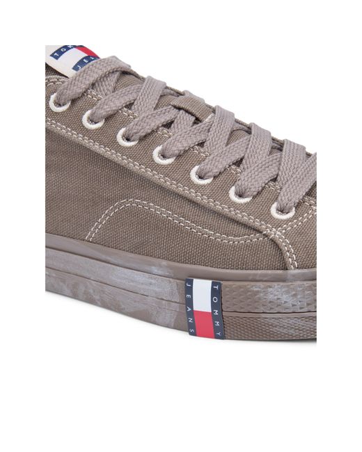 Tommy Hilfiger Gray Court Trainers for men