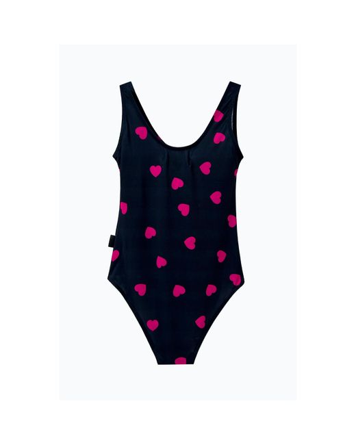 Hype Blue Heart One-Piece Swimsuit