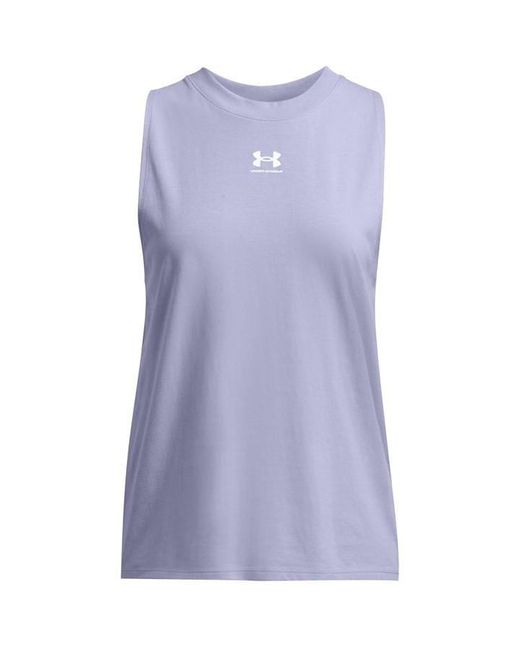 Under Armour Blue Muscle Tank