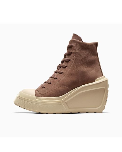 Converse Brown Chuck 70 De Luxe Wedge Co Trainers