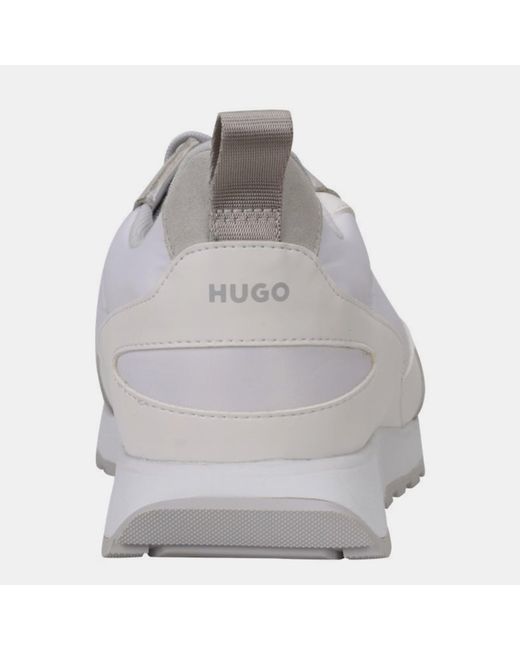 HUGO White Icelin Runners for men