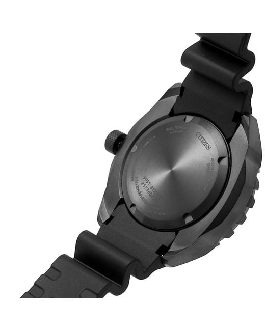 Citizen Black Automatic Promaster Dive Titanium Classic Watch Nb6005-05L for men