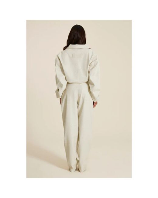 Mars the Label Natural Mtl Funnel Jacket Ld64