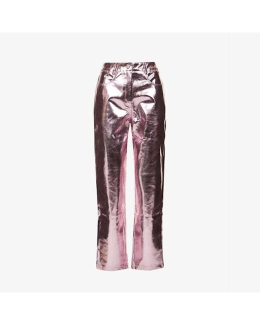 Amy Lynn Red Lupe Straight Leg Trouser