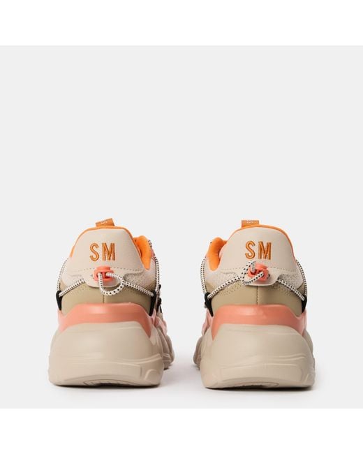Steve Madden Pink Spectator Low-Top Trainers