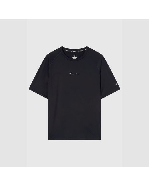 Champion Black Short Sleeve Performance Gym Top for men