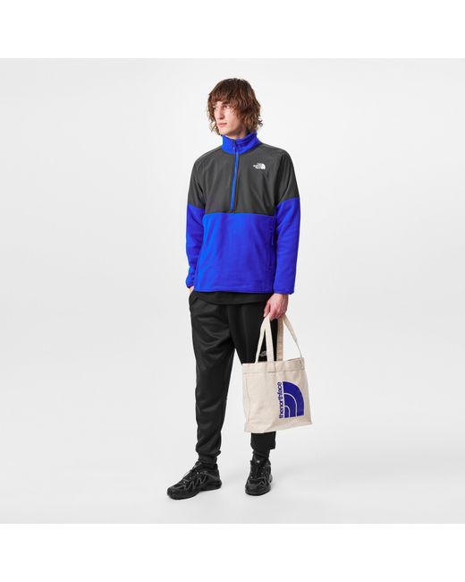The North Face Blue Glacier Short Puffer Jacket for men