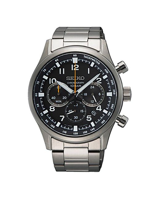 Seiko Metallic Chronograph Quartz Analogue Watch for men