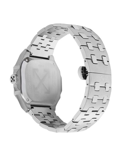 Off-White c/o Virgil Abloh Metallic Heavy Duty Watch for men