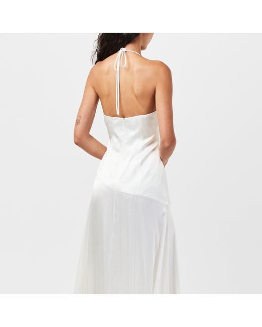 Bardot White Sorella Slinky Dress
