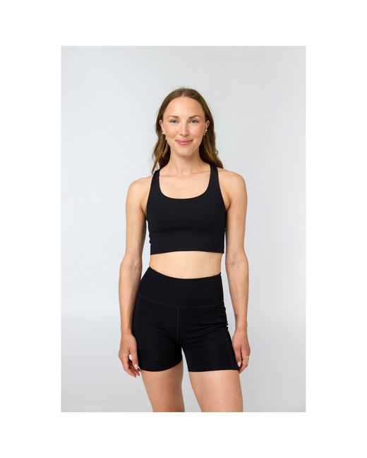 GIRLFRIEND COLLECTIVE Black Paloma Non Wired Medium Impact Sports Bra