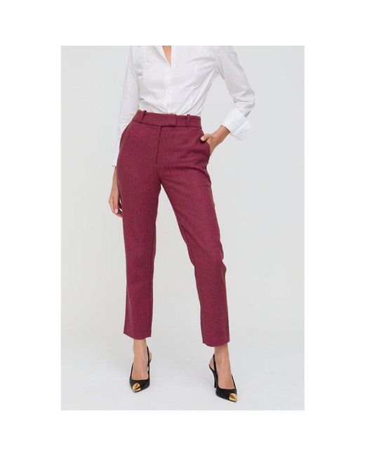 Lily and Lionel Lily Pandora Tapered Herringbone Print Trouser